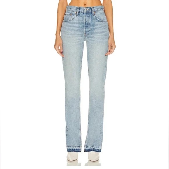 RE/DONE 70’s High Rise Skinny Bootcut Jean - Picture 4 of 12